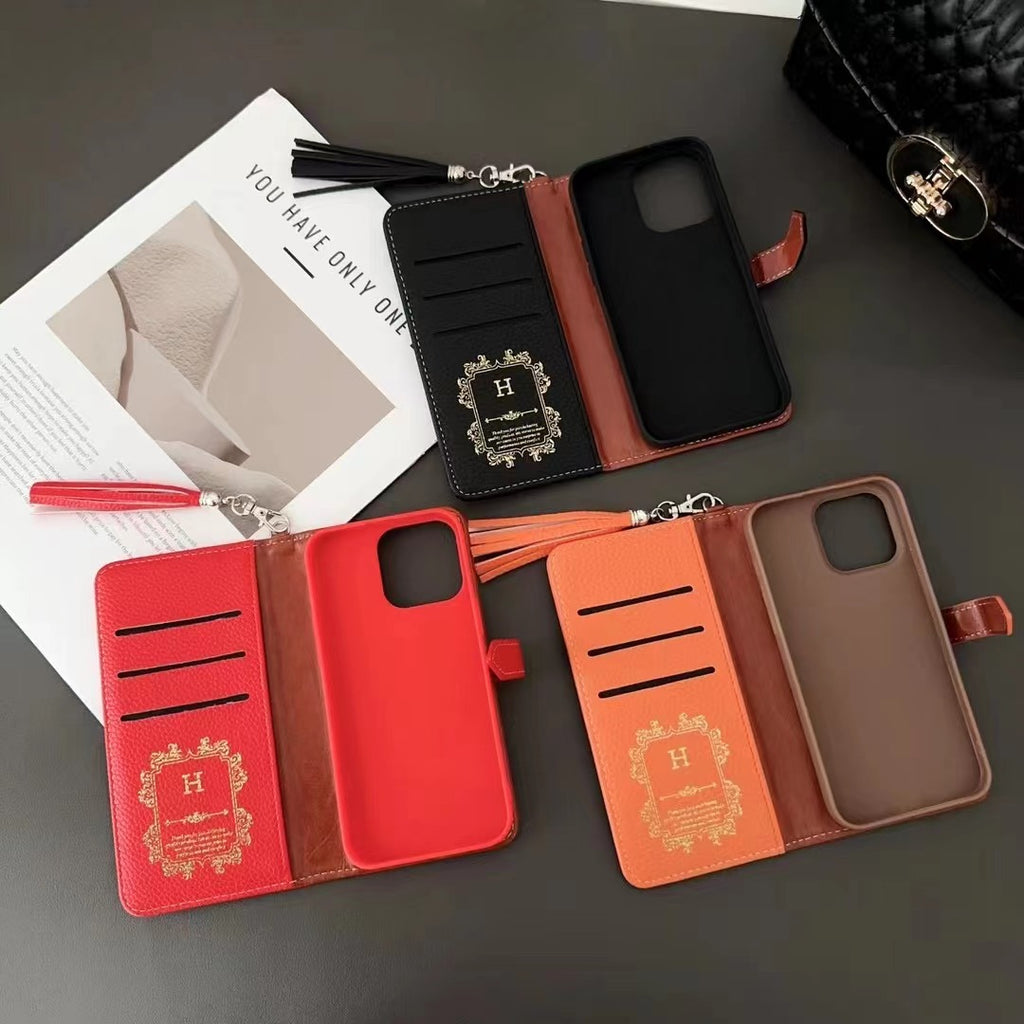 Vollmodische Leder-Telefonhülle für iPhone