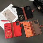 Vollmodische Leder-Telefonhülle für iPhone