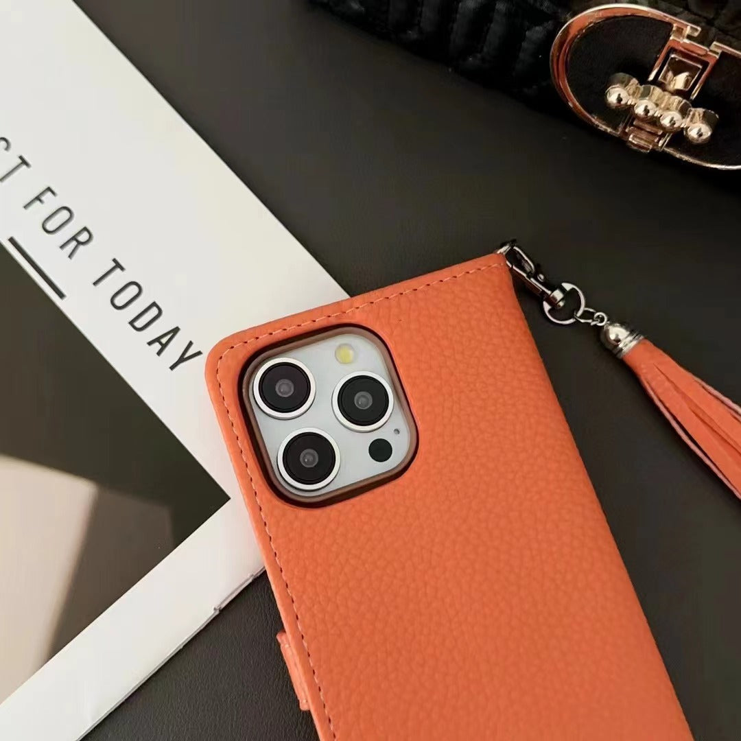 Vollmodische Leder-Telefonhülle für iPhone