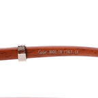 Vintage-Sonnenbrille mit rundem Rahmen aus Metall
