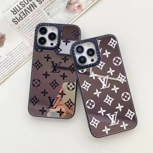 Printed Mirror Phone Case For iPhone