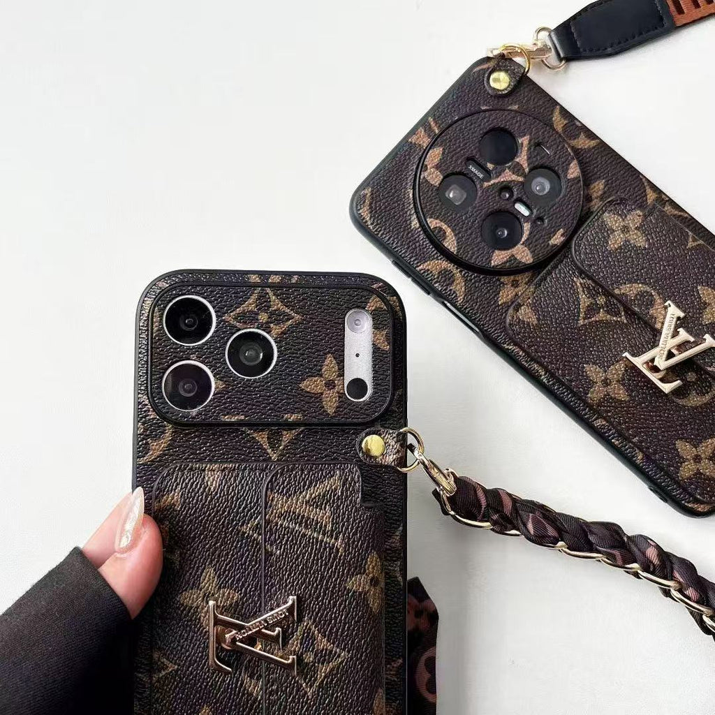 Brown Card Phone Case For iPhone