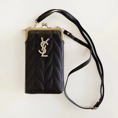 Handytasche mit glänzendem Charme