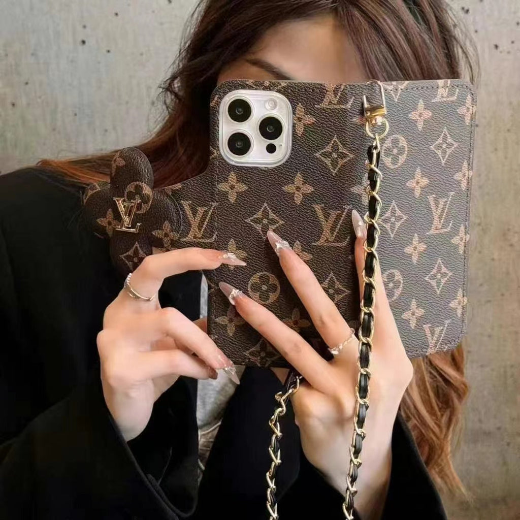 Full Printed Chain Phone Case For iPhone