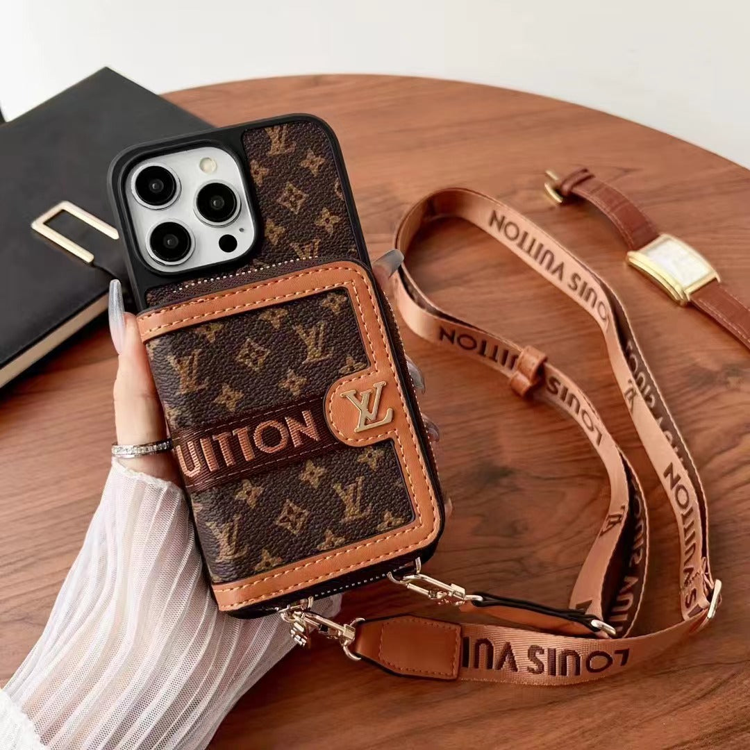 Fashion Chain Wallet Phone Case For iPhone