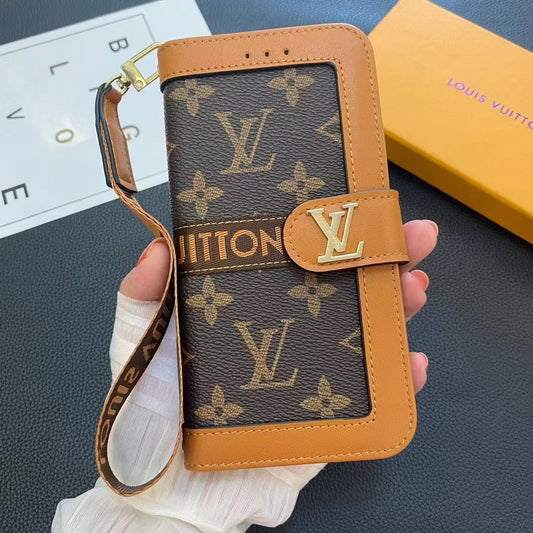 Trendy Card Leather Phone Case For iPhone (4 Colors)