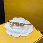 Goldener Cool Chain Armbandring