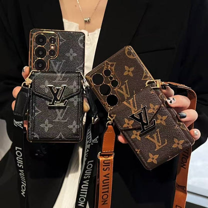Fashion Leather Wallet Phone Case For Samsung