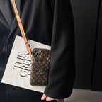 Klassische Handyhülle mit Riemen und Brieftasche für das iPhone