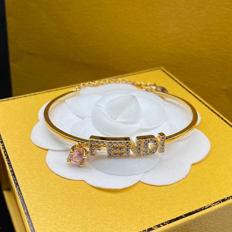 Goldener Cool Chain Armbandring