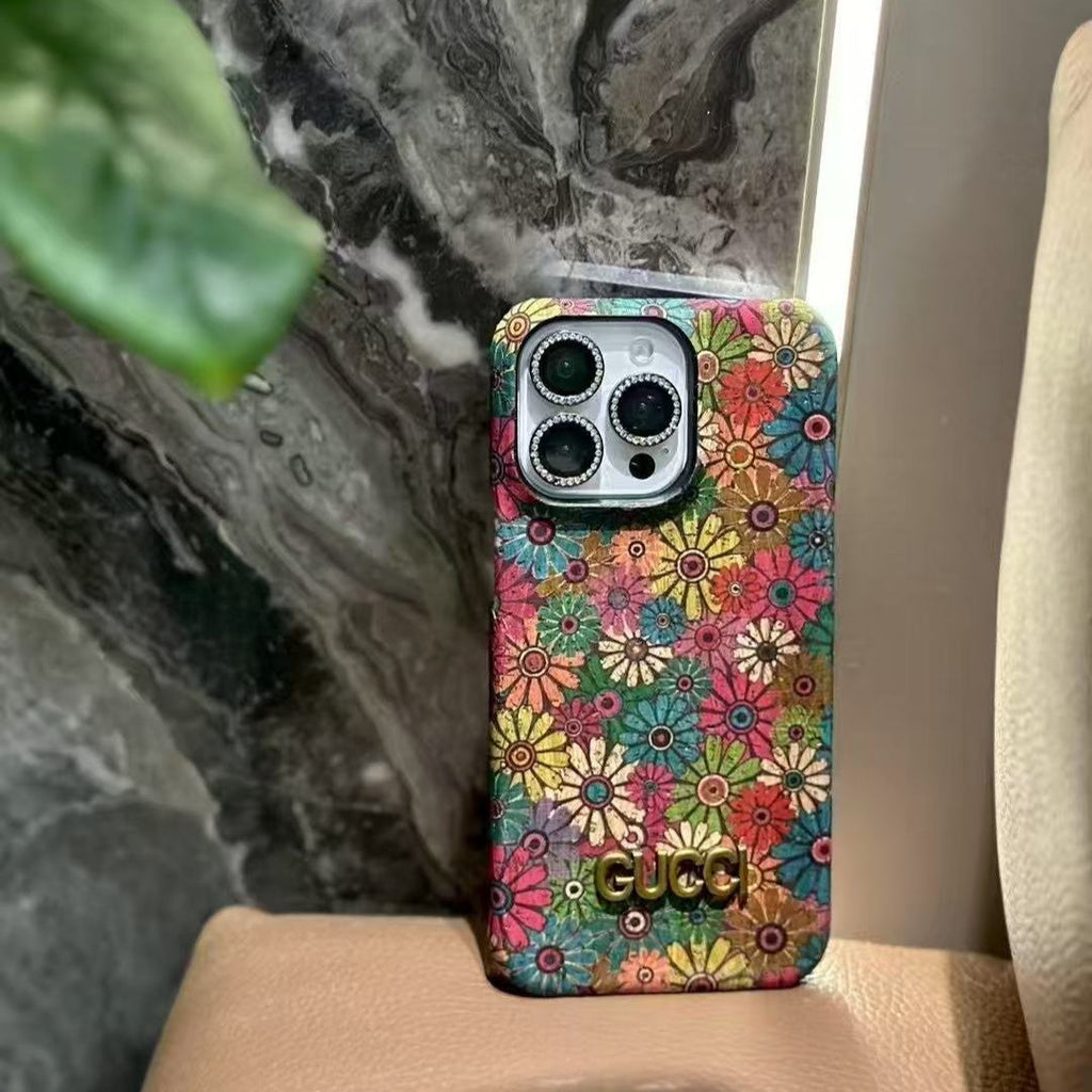 Trendy Flowers Style Phone Case For iPhone