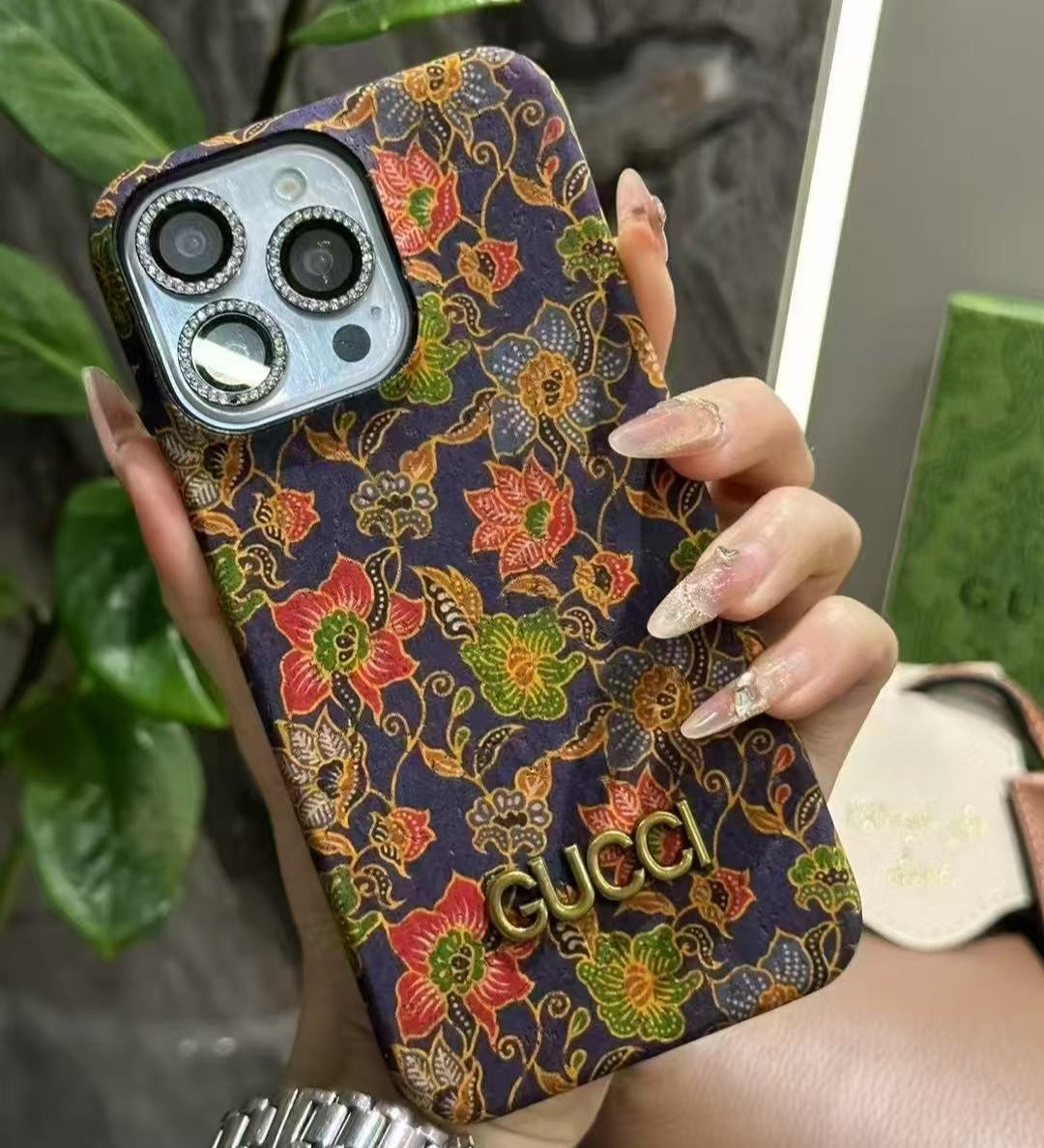 Trendy Flowers Style Phone Case For iPhone