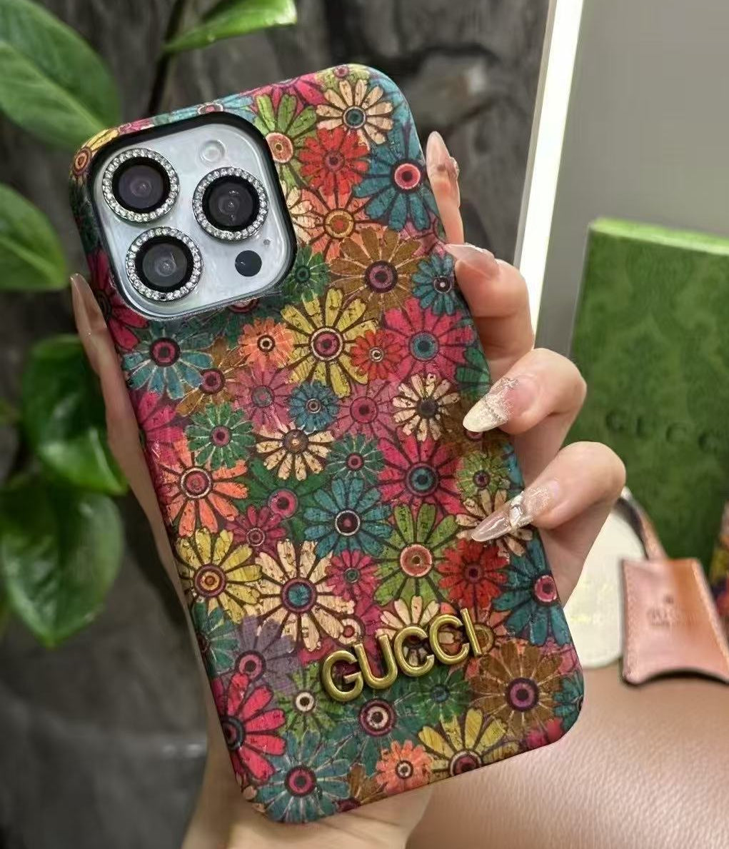 Trendy Flowers Style Phone Case For iPhone