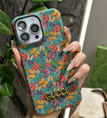 Trendy Flowers Style Phone Case For iPhone