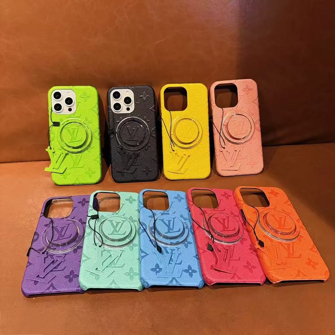 Colorful Holder MagSafe Phone Case For iPhone