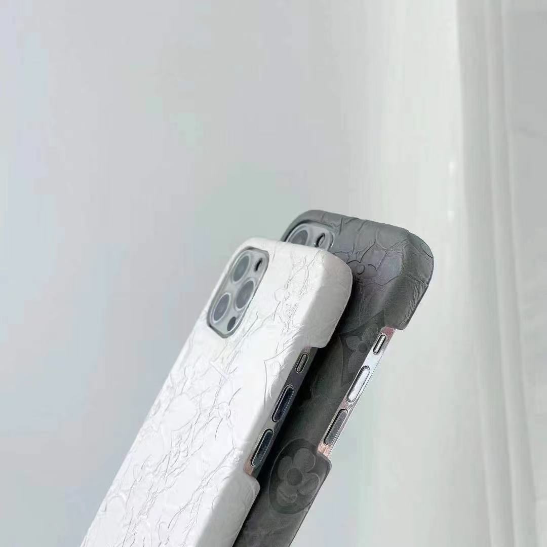 Custodia per telefono con texture alla moda per iPhone