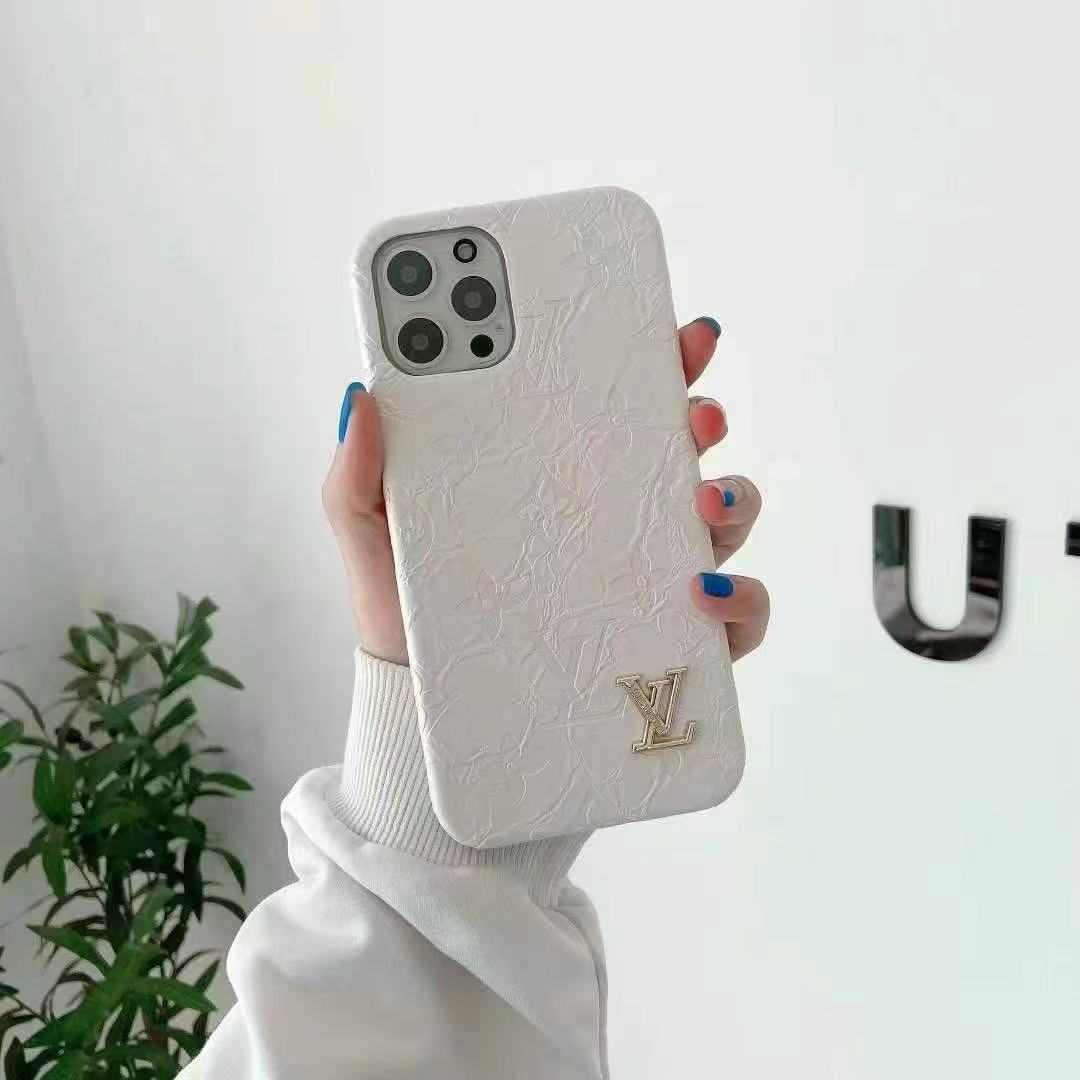 Custodia per telefono con texture alla moda per iPhone
