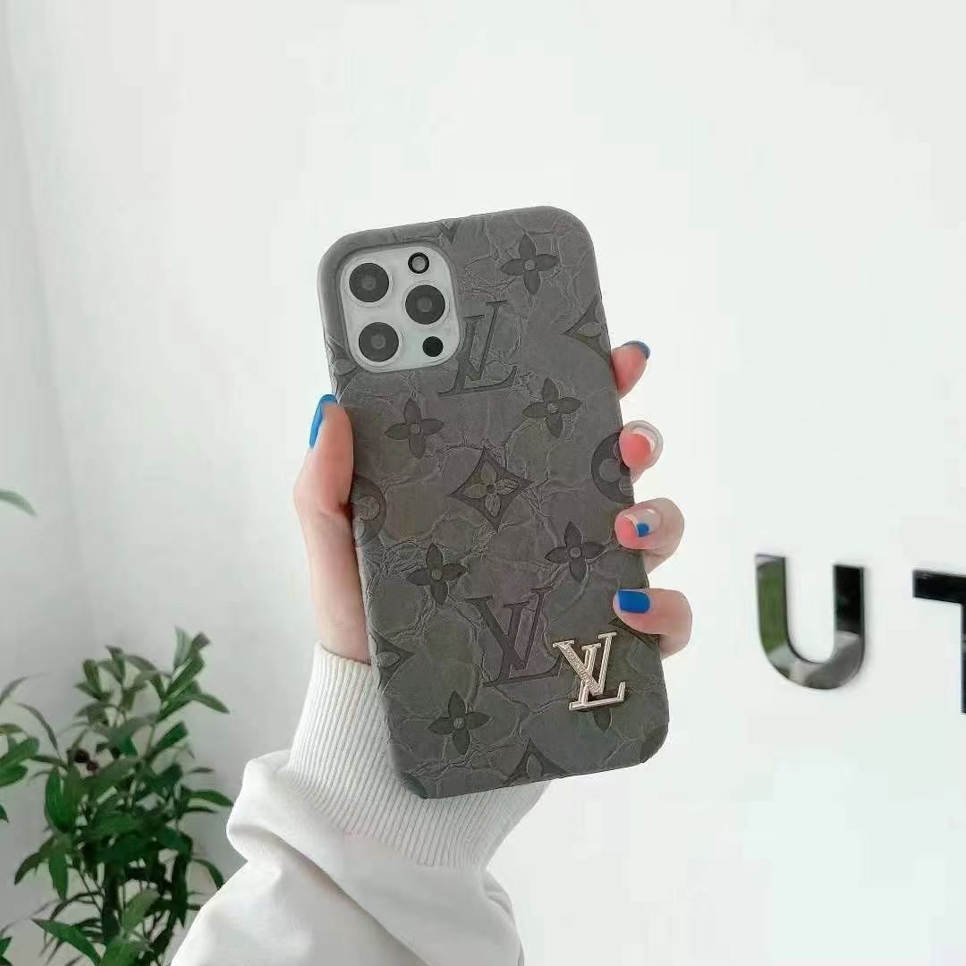 Custodia per telefono con texture alla moda per iPhone