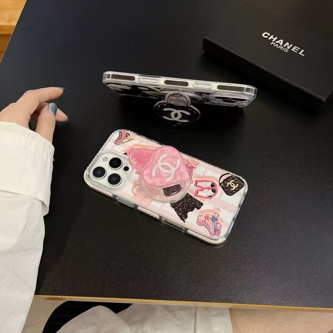 Custodia con supporto magnetico alla moda per iPhone