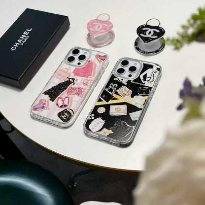Custodia con supporto magnetico alla moda per iPhone