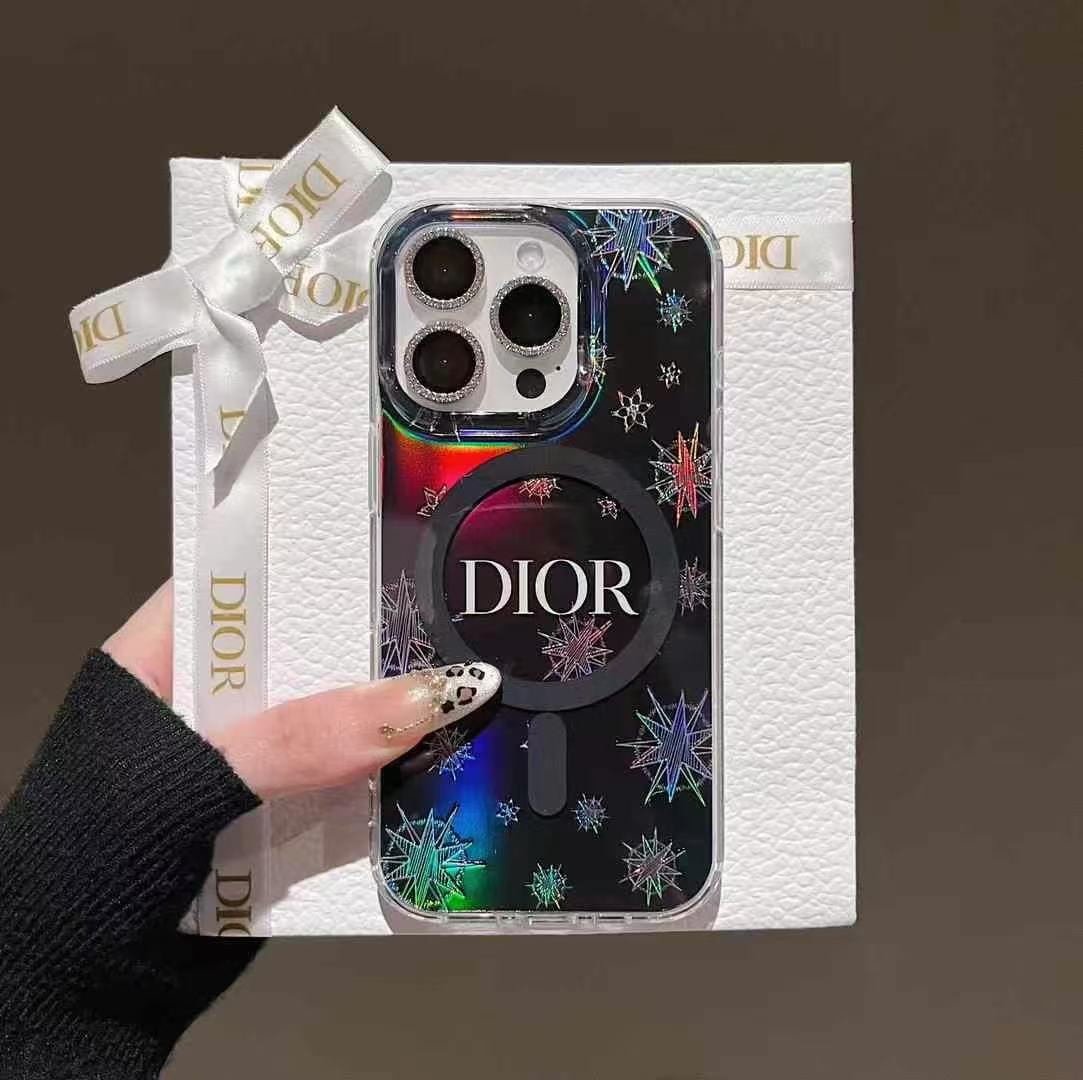 Custodia per telefono con supporto magnetico anti-scolorimento per iPhone