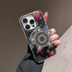 Discoloration Magnetic Bracket Phone Case For iPhone