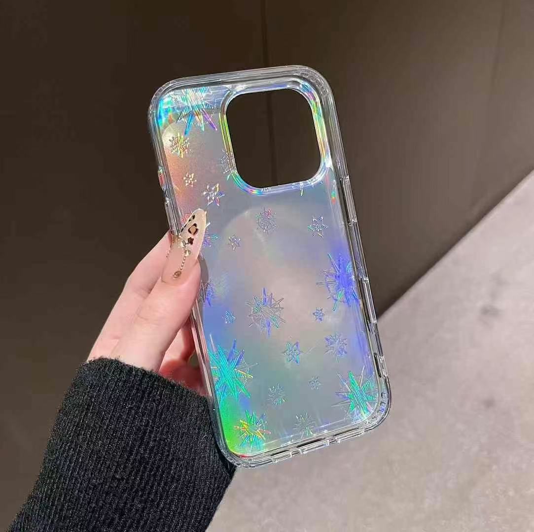 Custodia per telefono con supporto magnetico anti-scolorimento per iPhone