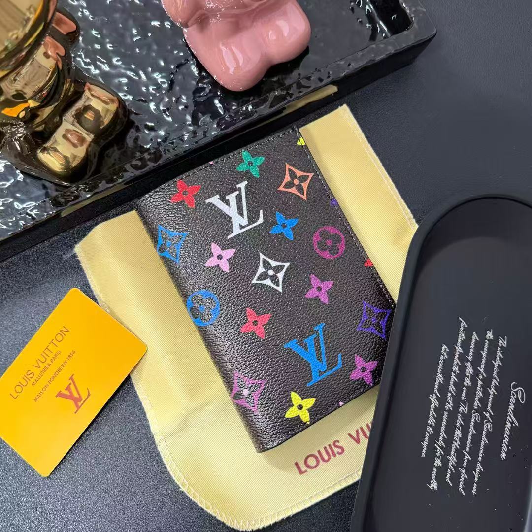 Nuova custodia per passaporto con clip per portafoglio stampata