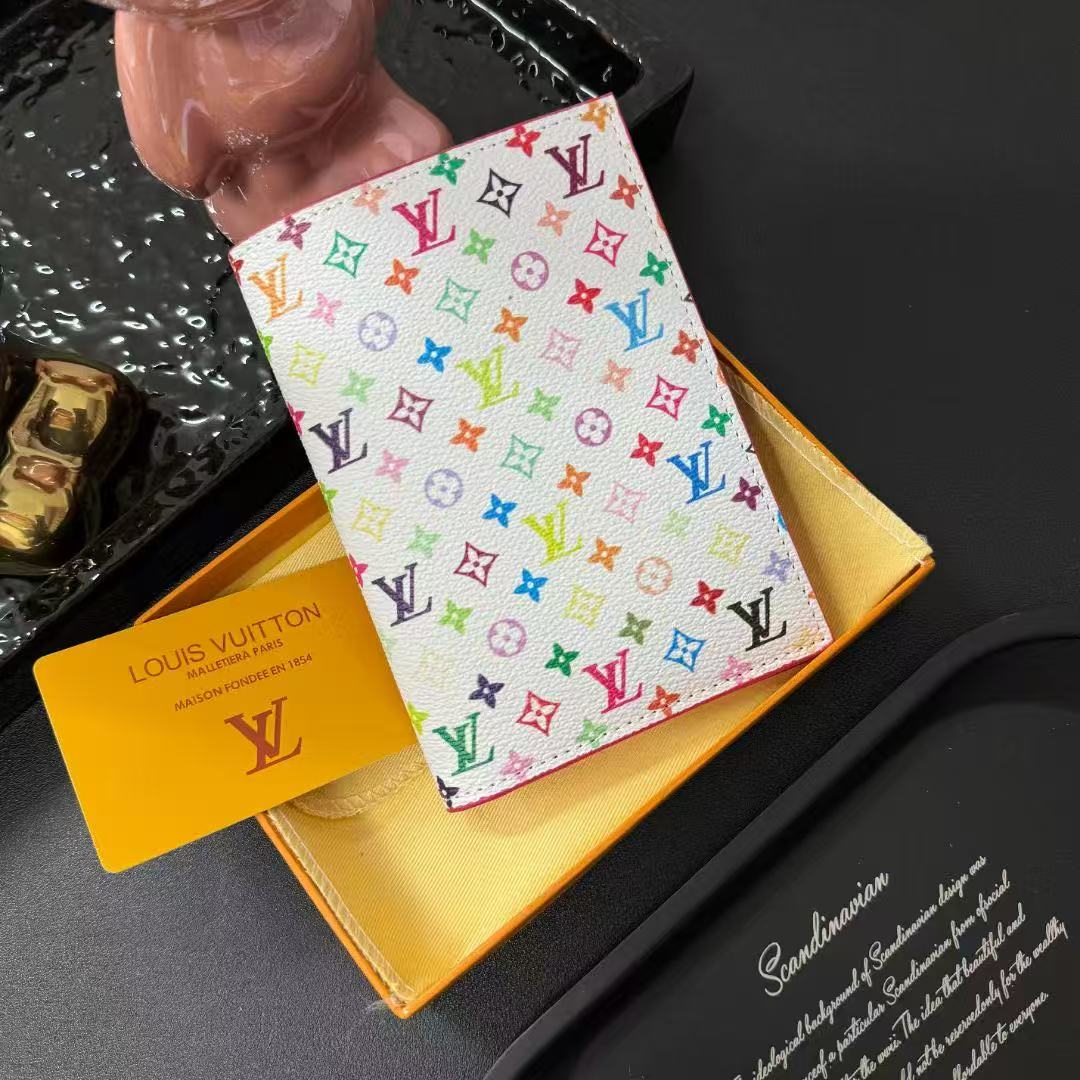 Nuova custodia per passaporto con clip per portafoglio stampata