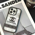 Black Drill Style Phone Case For iPhone