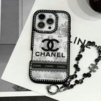 Black Drill Style Phone Case For iPhone