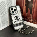 Black Drill Style Phone Case For iPhone
