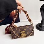 Letter Holster Scarf Chain Wallet Case For Samsung