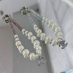 Trendy Pearl Chain Phone Charm
