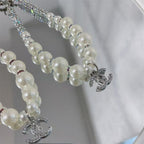 Trendy Pearl Chain Phone Charm