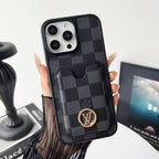 Letter Card Holder Phone Case For iPhone