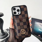 Fashion Card Holder Phone Case For iPhone