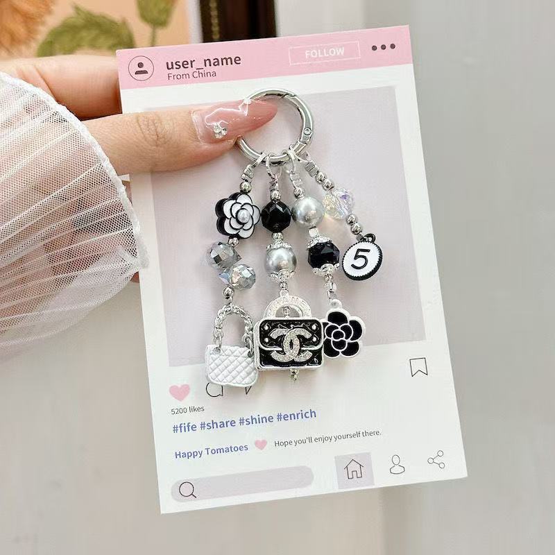 Sliver Bling Chain Phone Charm