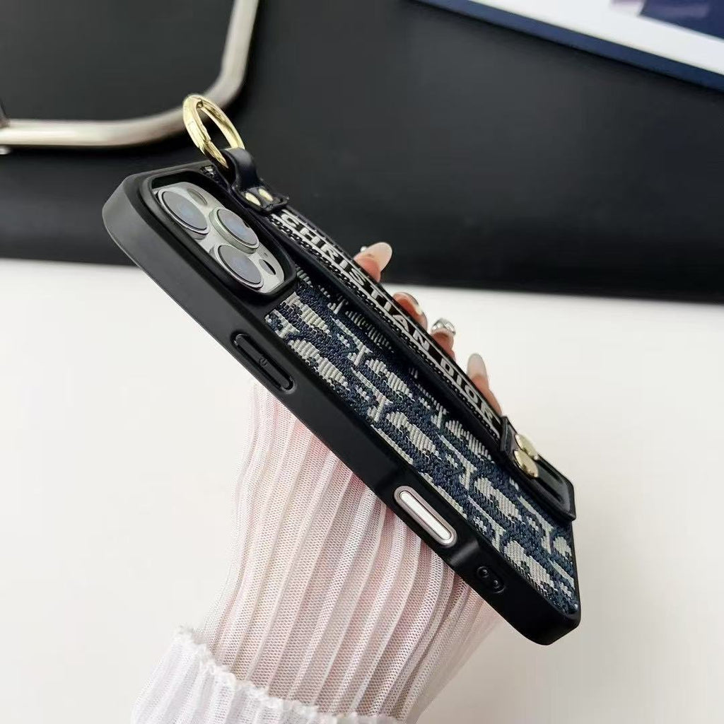 Glamouröse schwarze Handyhülle für iPhone