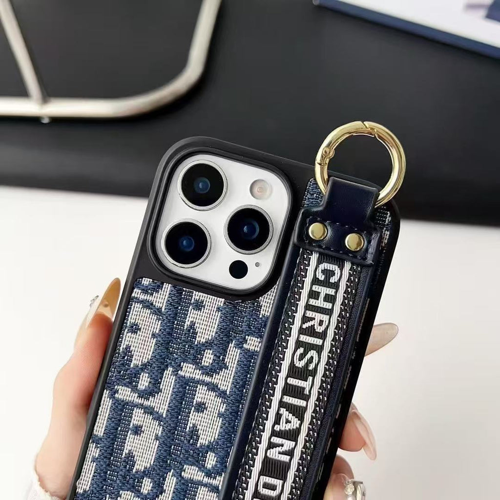Glamouröse schwarze Handyhülle für iPhone