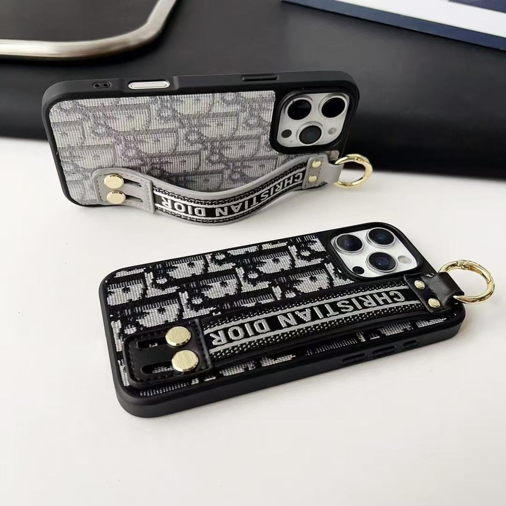 Glamouröse schwarze Handyhülle für iPhone