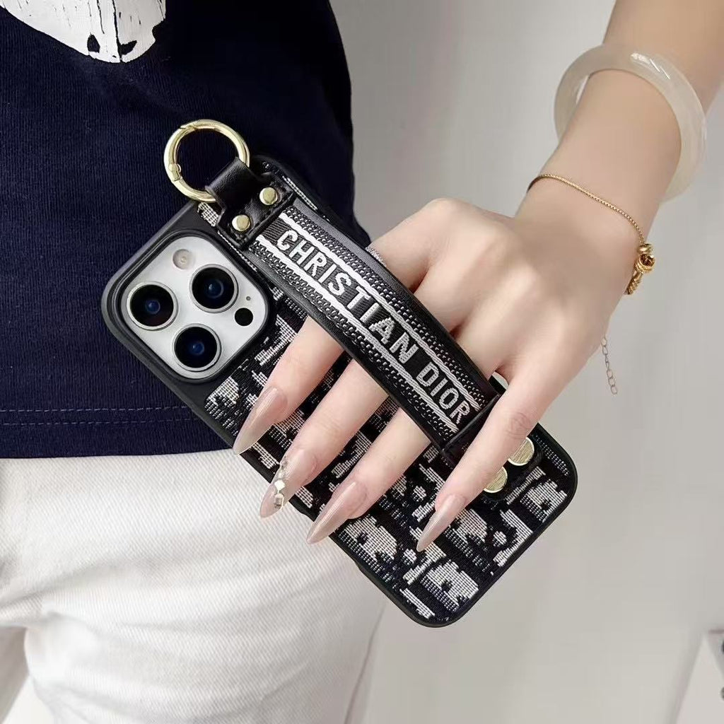 Glamouröse schwarze Handyhülle für iPhone