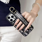 Glamouröse schwarze Handyhülle für iPhone