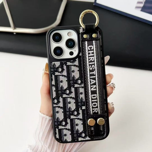 Glamouröse schwarze Handyhülle für iPhone