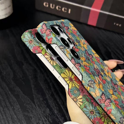 Trendy Flowers Style Galaxy Case For Samsung