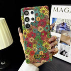 Trendy Flowers Style Galaxy Case For Samsung
