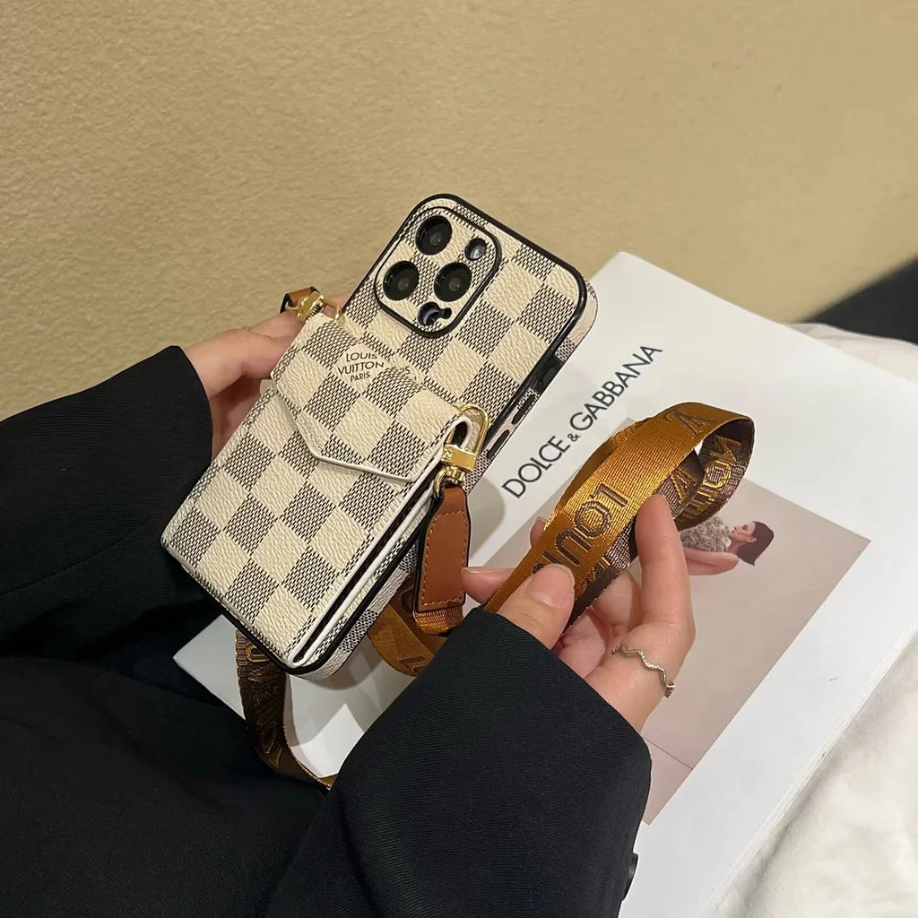 Elegante Crossbody-Handyhülle für das iPhone