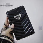 Schwarze Handytasche mit Bling-Design