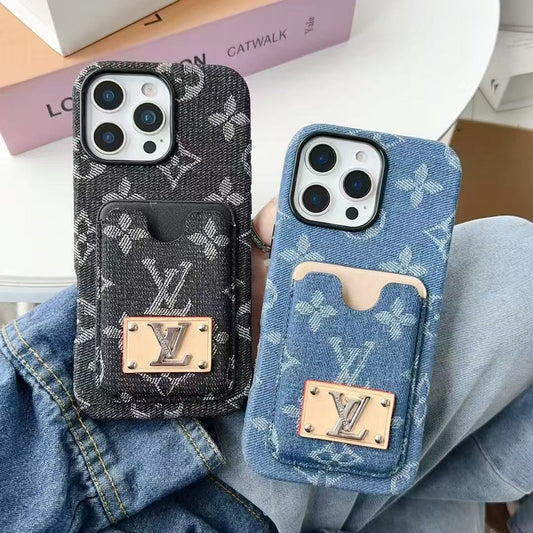 Cowboy Card Holder Phone Case For iPhone