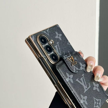 Classic Wallet Strap Galaxy Z Case For Samsung